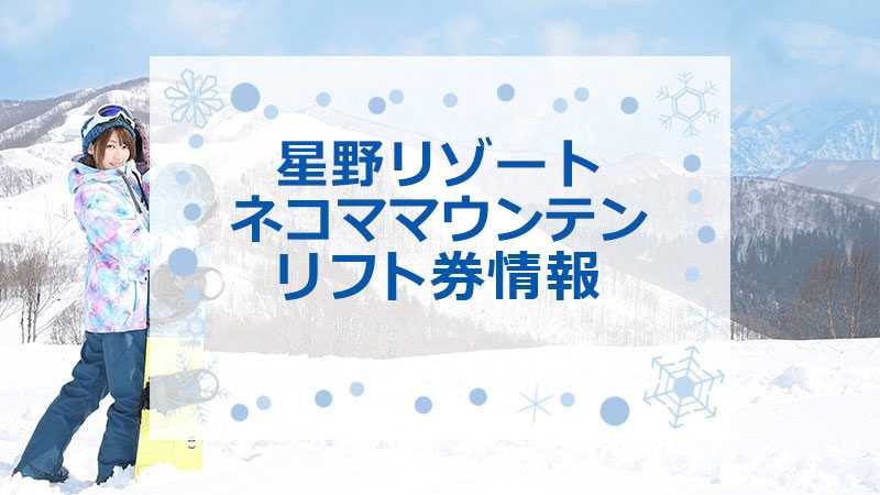 ネコママウンテン　リフト券情報