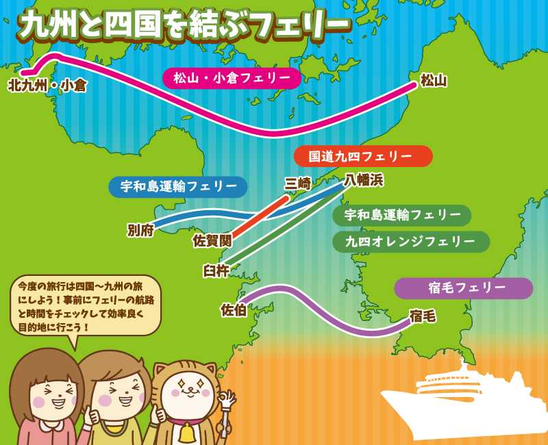 たまには船旅はいかが 九州 四国間をフェリーで移動する トリッパー